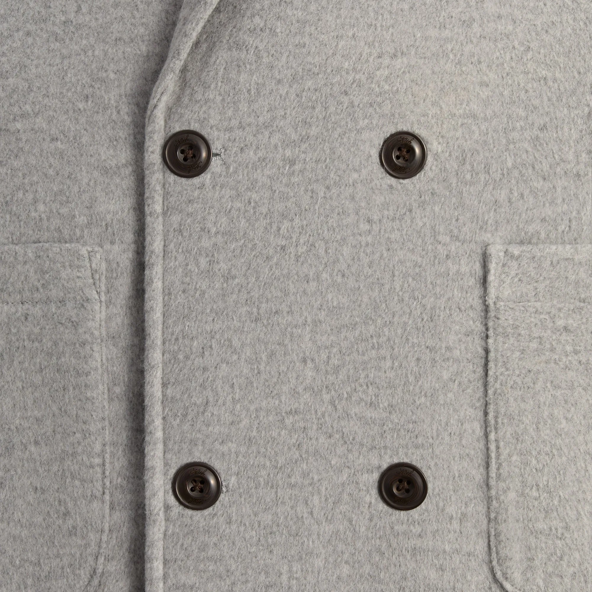 Kith Brushed Jersey Raya Blazer - Medium Heather Grey sold by Kith product image thumbnail 4