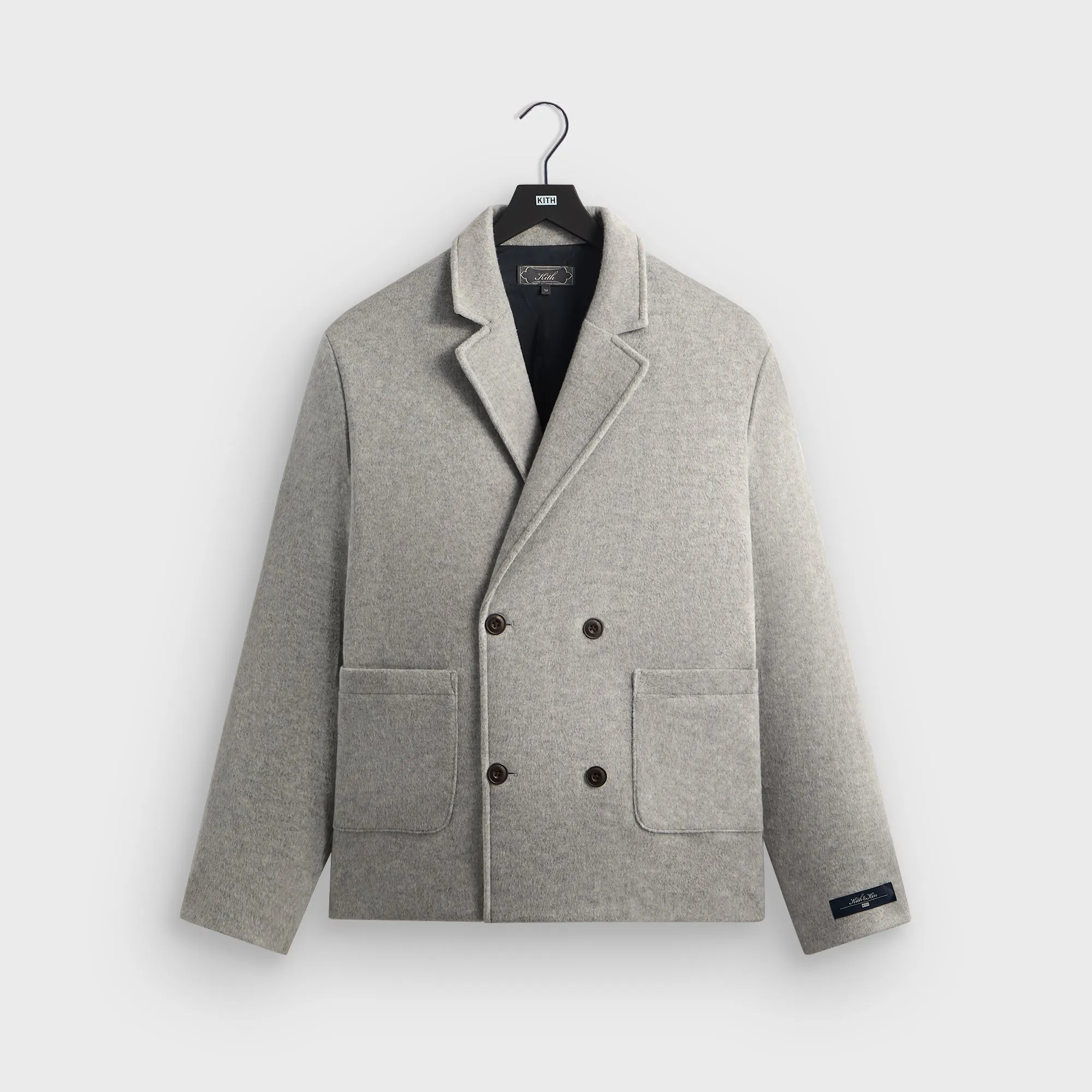 Kith Brushed Jersey Raya Blazer - Medium Heather Grey sold by Kith