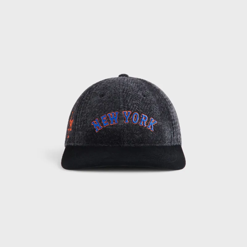 Kith & '47 for the New York Mets Patchwork Wool Franchise LS Cap - Shadow sold by Kith