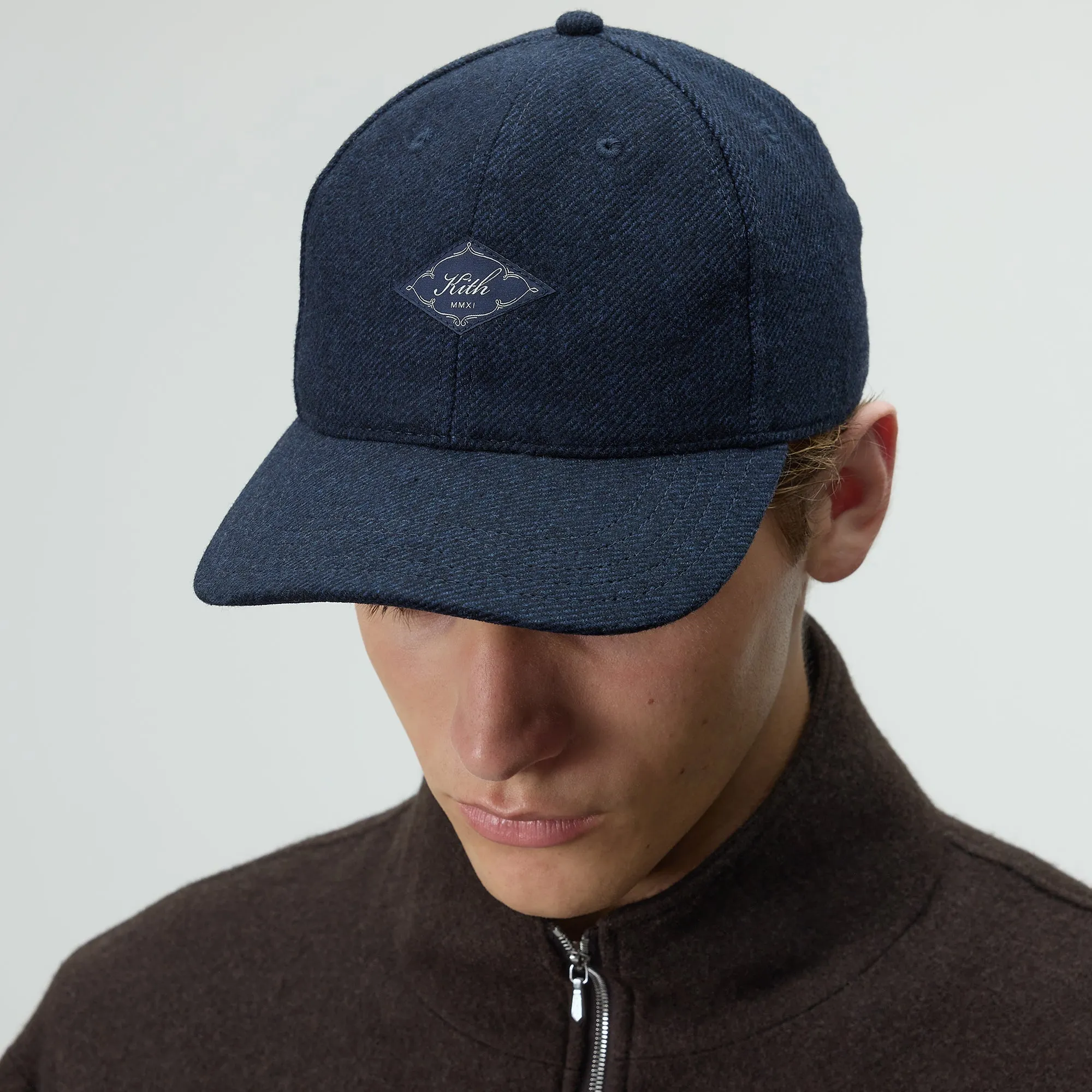 Kith Lightweight Wool Twill Aaron Hitch Classic Cap - Nocturnal sold by Kith product image thumbnail 2