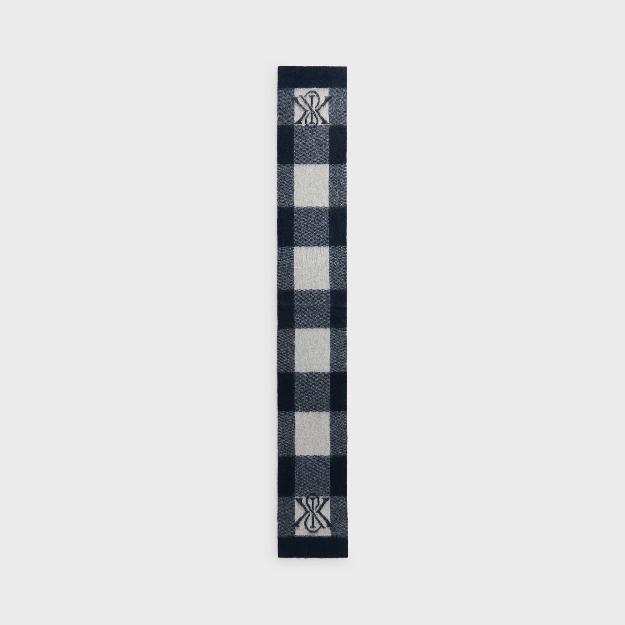 Kith Plaid Mohair Scarf - Nocturnal sold by Kith product image thumbnail 2