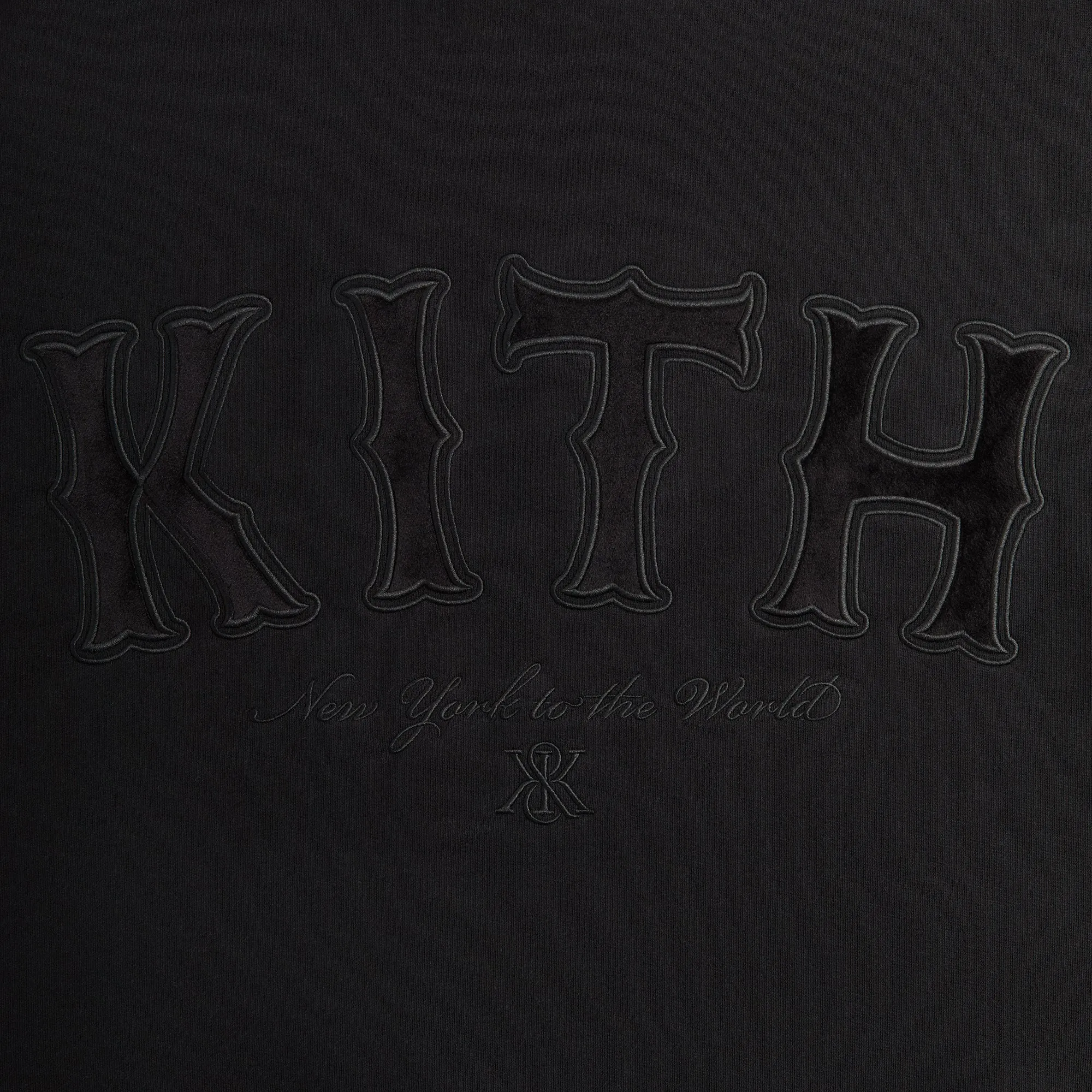 Kith Arched Logo Crewneck - Black sold by Kith product image thumbnail 4