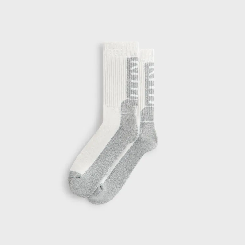 Kith Classic Logo Equipment Socks - White sold by Kith
