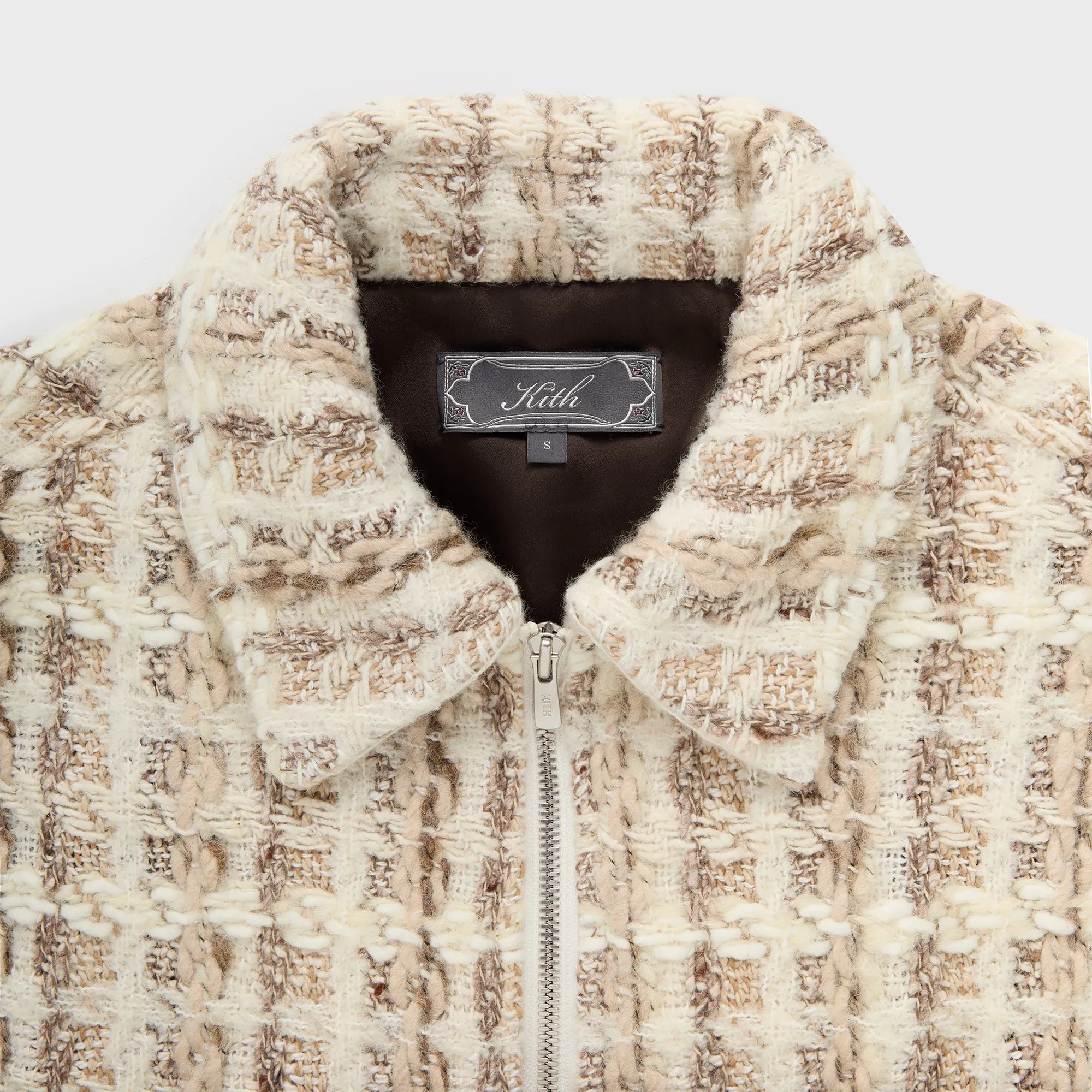 Kith Windowpane Tweed Coaches Jacket - Hallow sold by Kith product image thumbnail 4