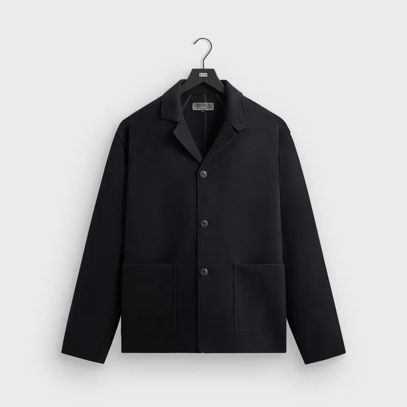 Kith Felted Jersey Savion Jacket - Ink sold by Kith