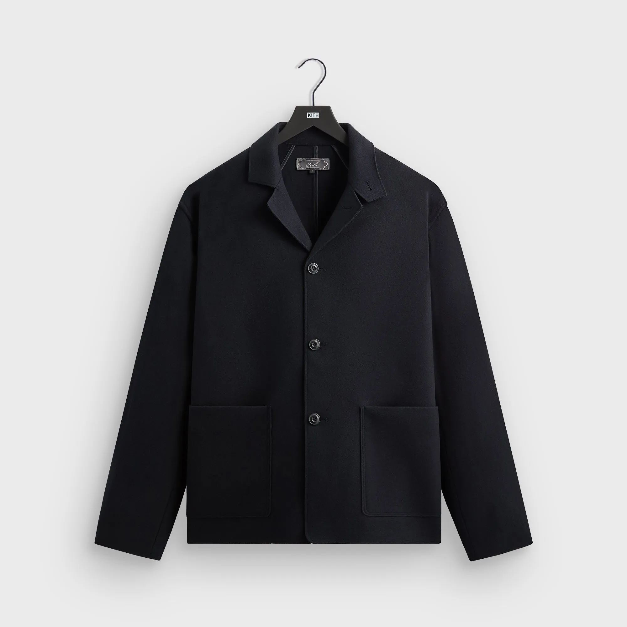 Kith Felted Jersey Savion Jacket - Ink sold by Kith