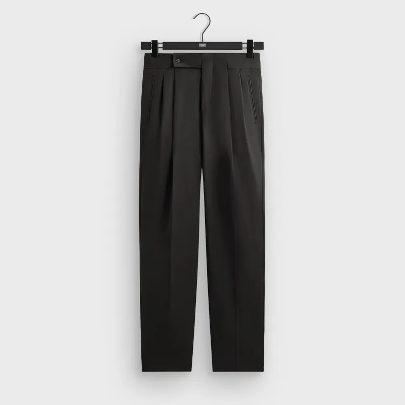 Kith Tropical Wool Kingston Trouser - Black sold by Kith