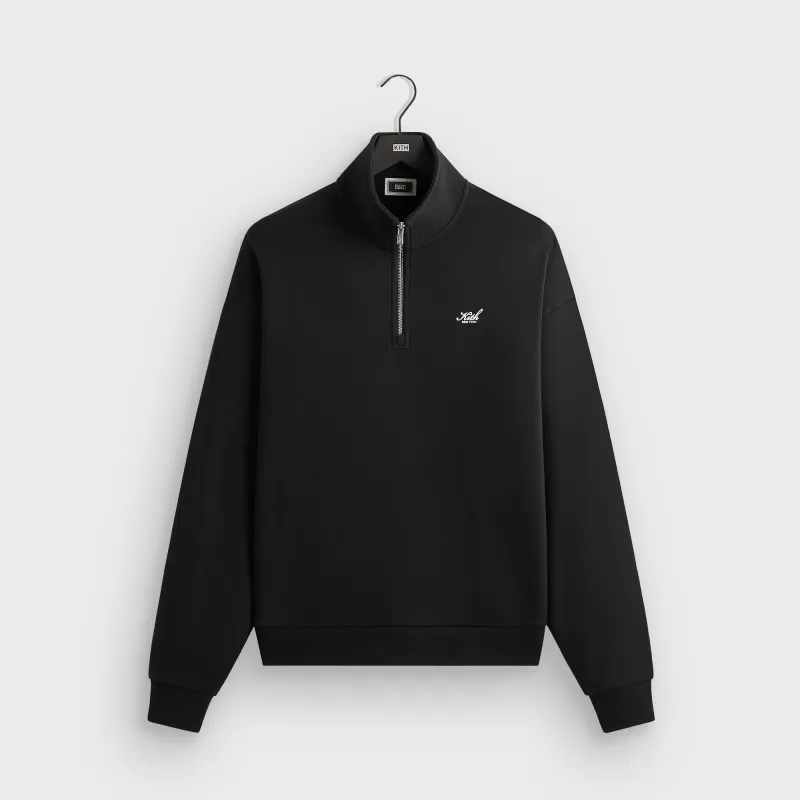 Kith Nelson Quarter Zip - Black sold by Kith