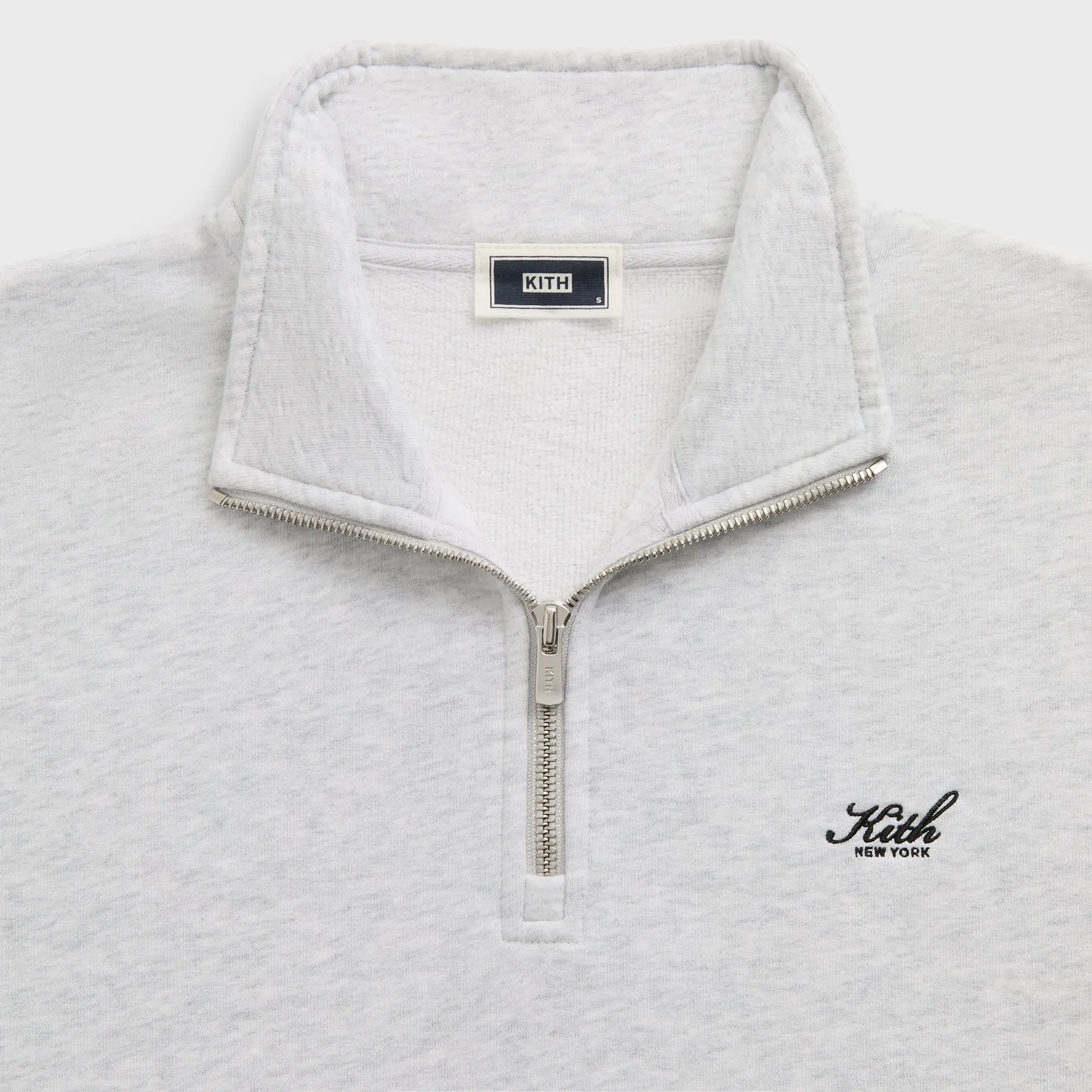 Kith Nelson Quarter Zip - Light Heather Grey sold by Kith product image thumbnail 3