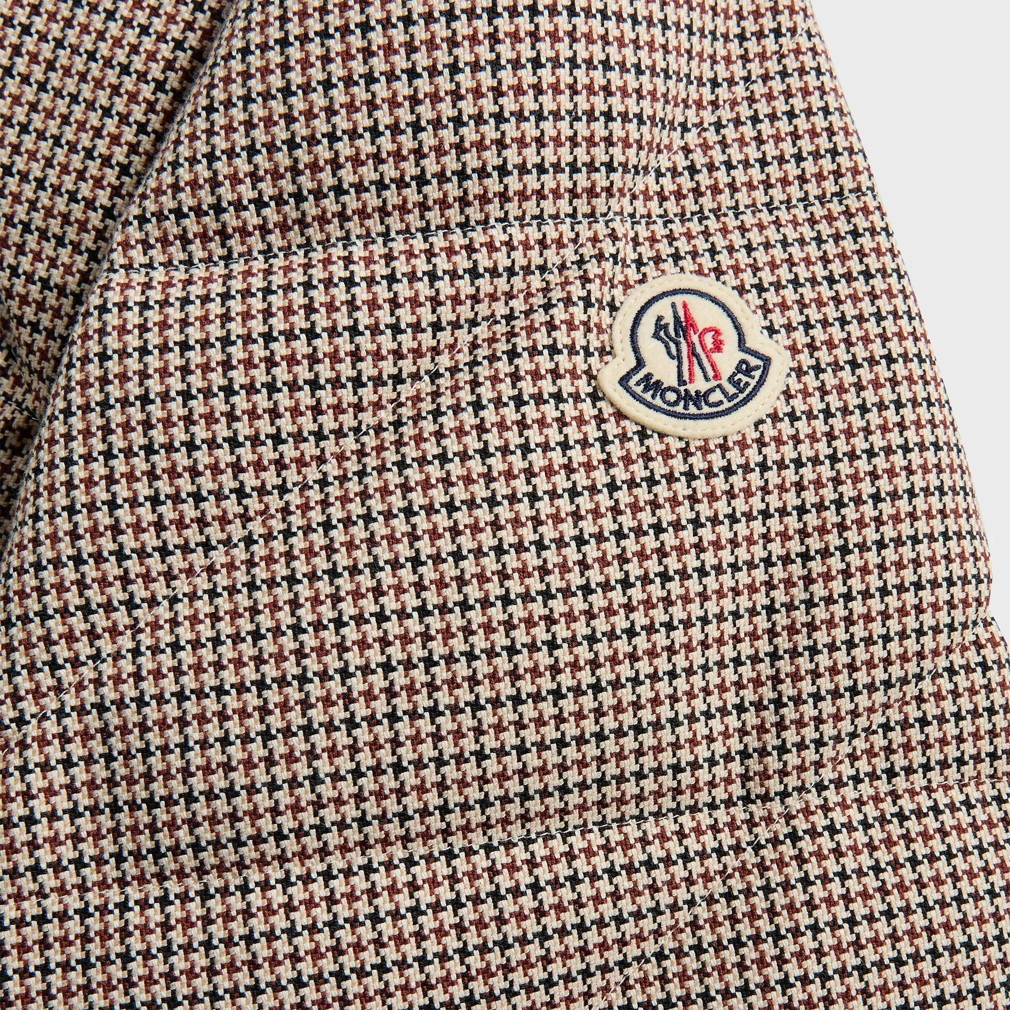 Moncler Psyllos Wool-Blend Hooded Down Jacket - Grey sold by Kith product image thumbnail 3