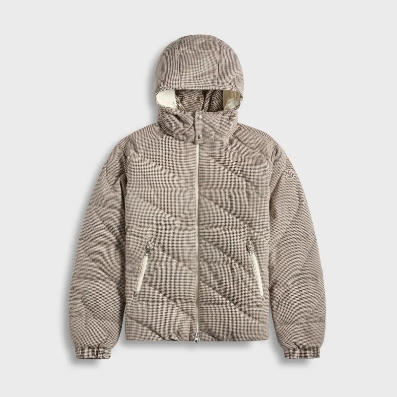 Moncler Psyllos Wool-Blend Hooded Down Jacket - Grey made by Moncler