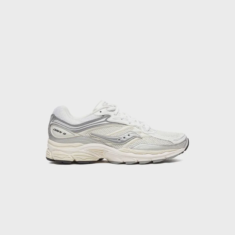Saucony Progrid Omni 9 TMY - White / Silver sold by Kith