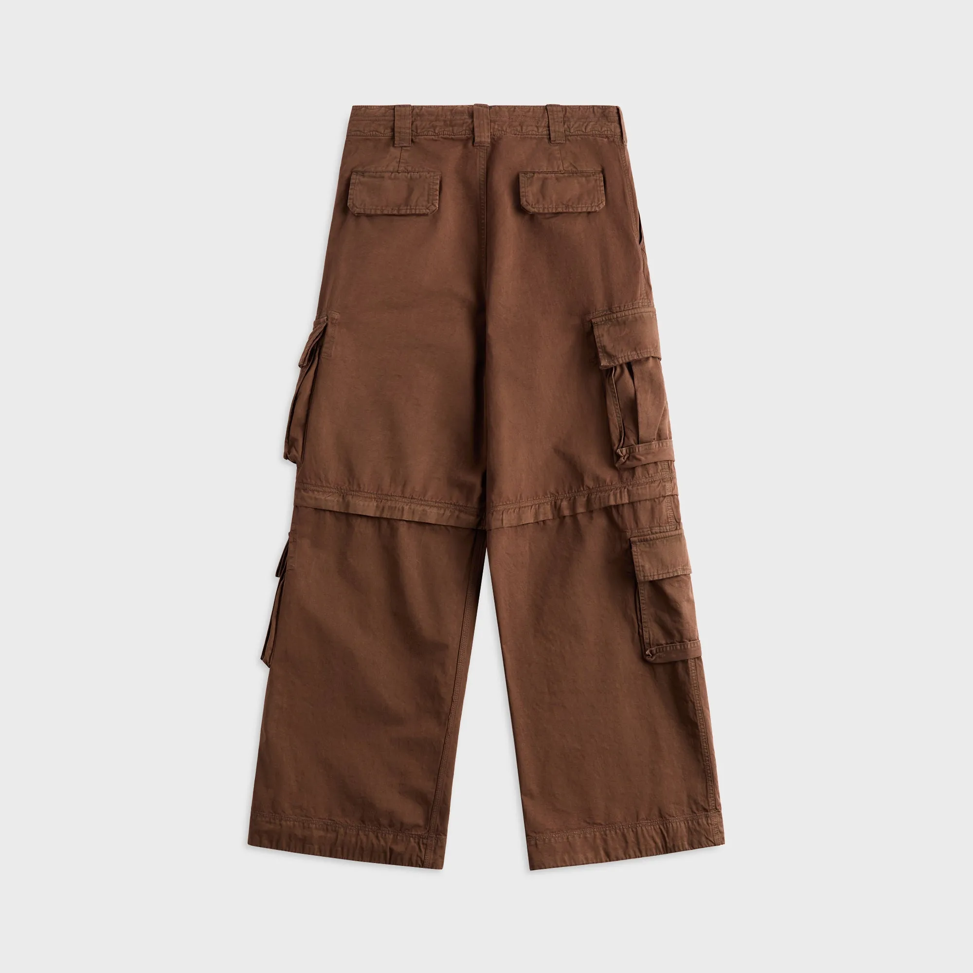 ERL Zip-Off Cargo Pants Woven - Brown sold by Kith product image thumbnail 2
