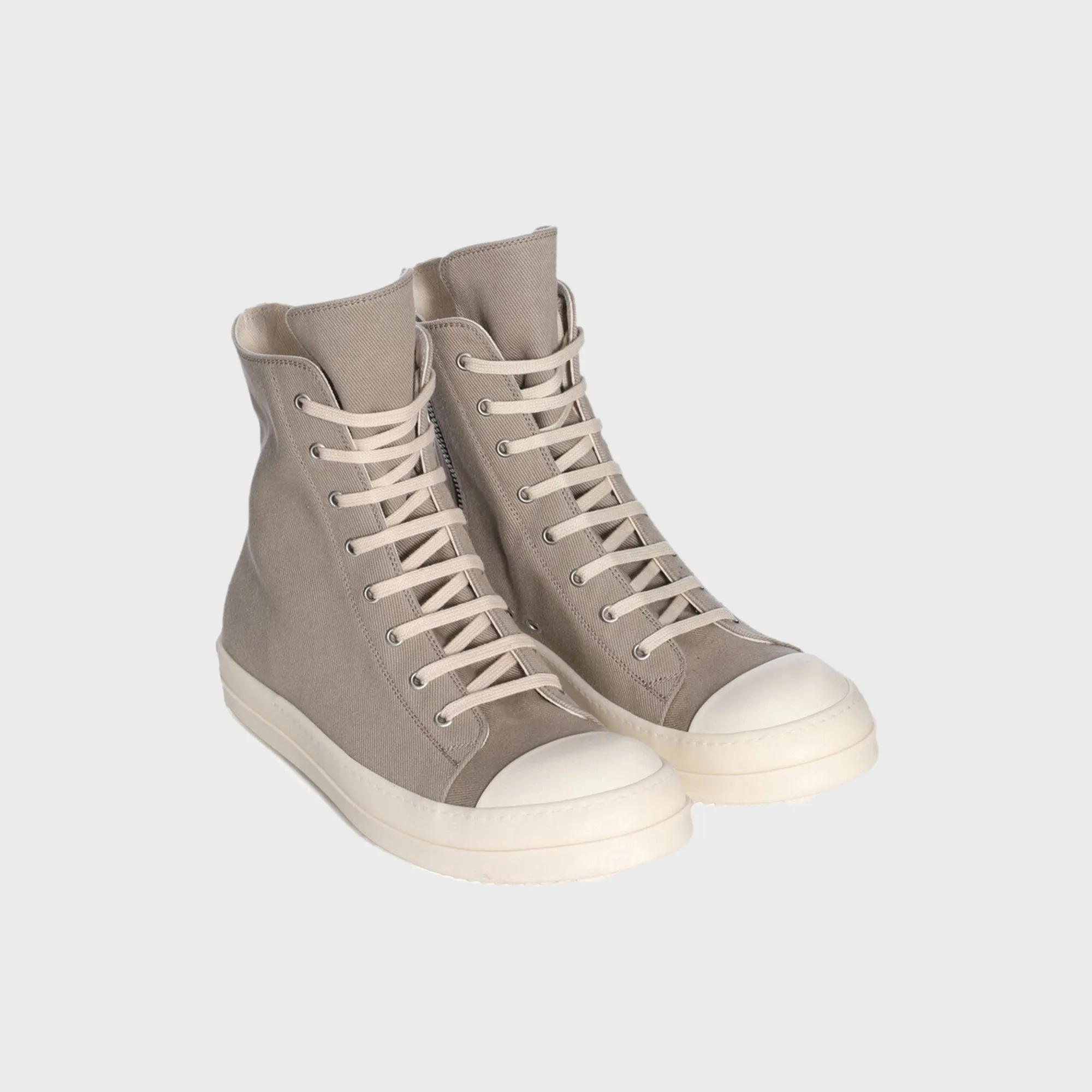 Rick Owens DRKSHDW Concordians High Sneaks - Dirty Pearl / Milk / Milk sold by Kith product image thumbnail 2
