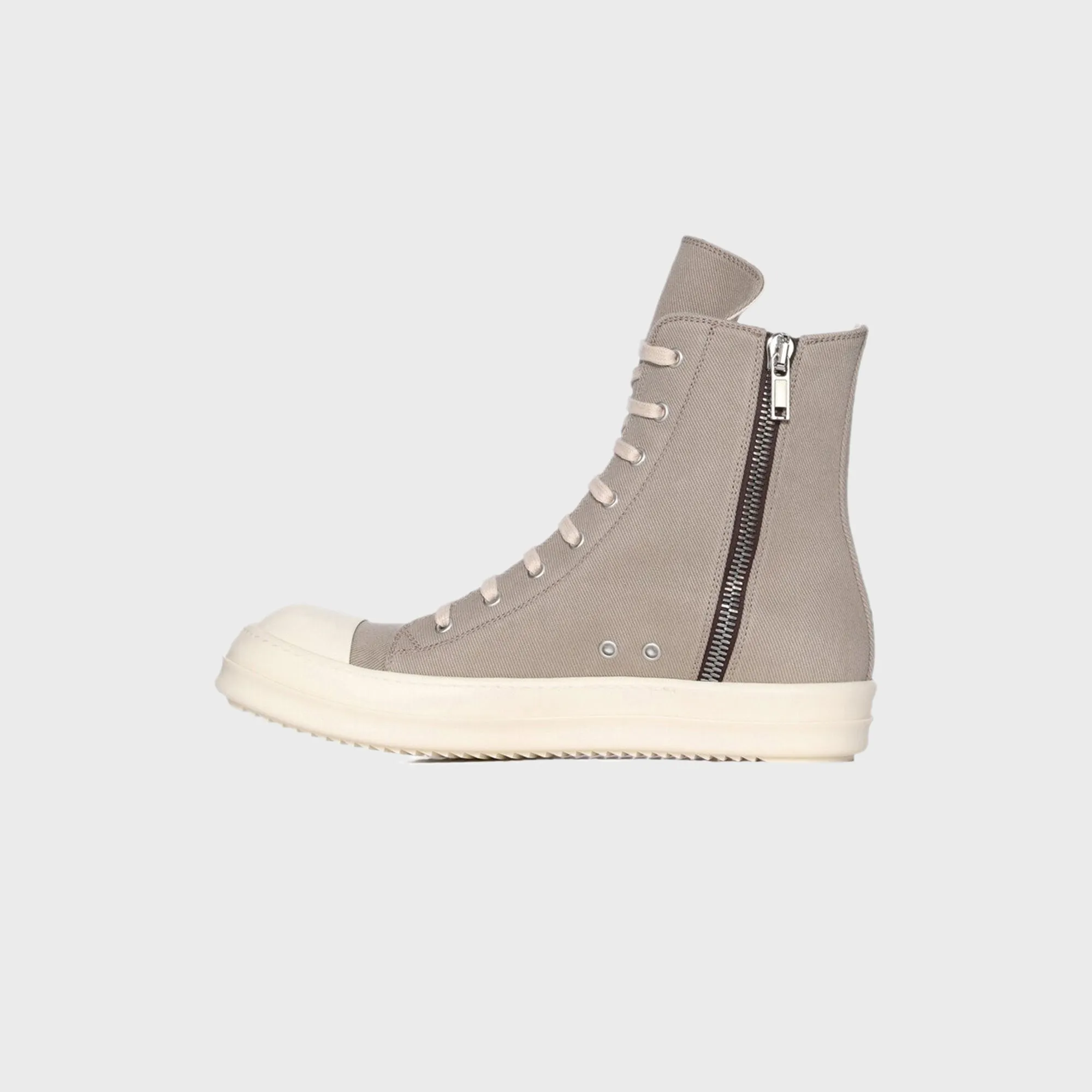 Rick Owens DRKSHDW Concordians High Sneaks - Dirty Pearl / Milk / Milk sold by Kith product image thumbnail 3