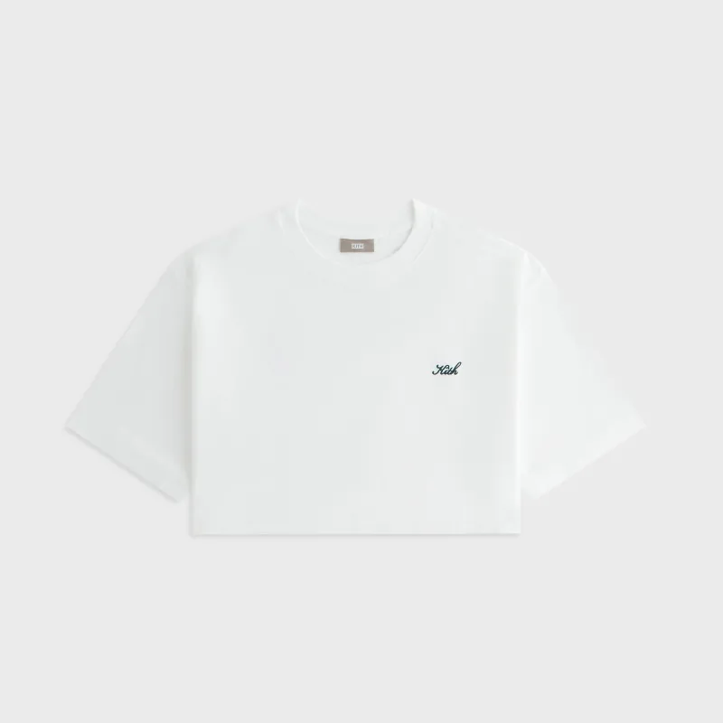 Kith Women Fei Cropped Tee - White sold by Kith