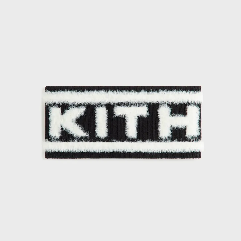 Kith Women Jacquard Rib Headband - Black sold by Kith