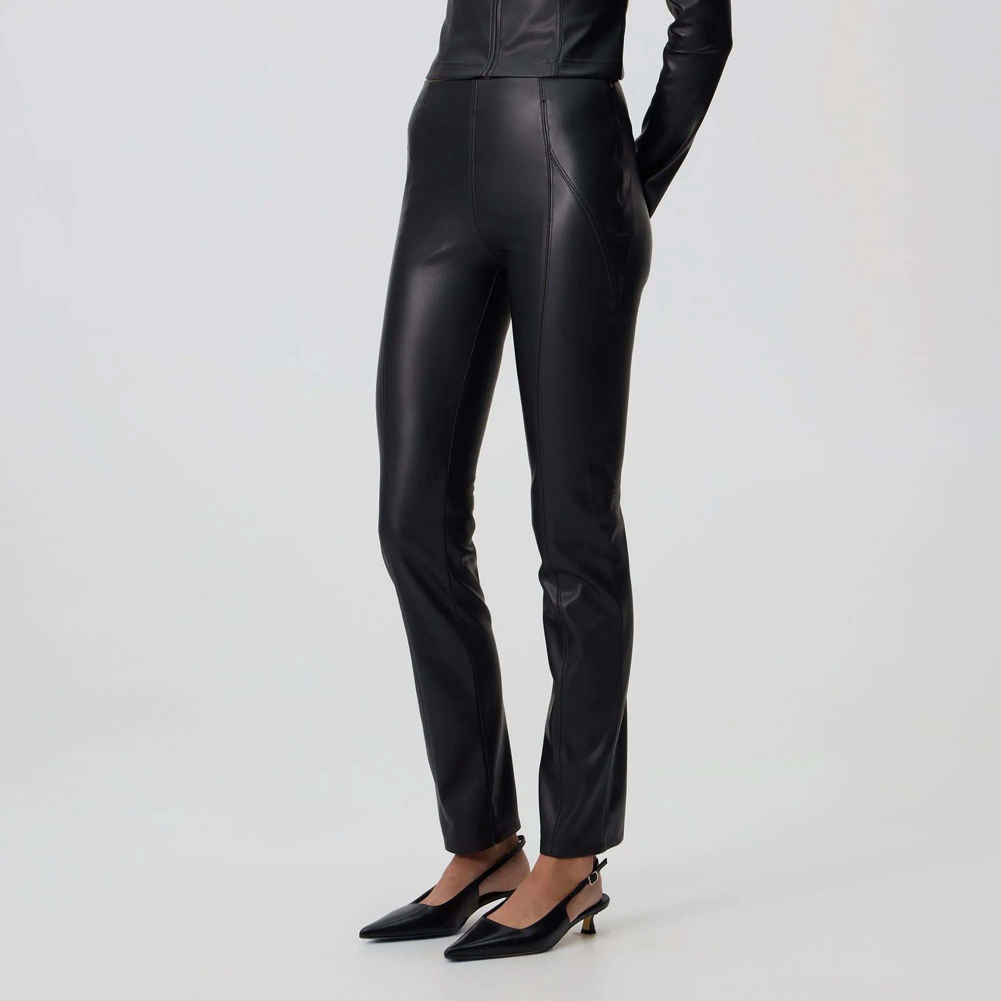 Kith Women Sora II Faux Leather Pant - Black sold by Kith product image thumbnail 2