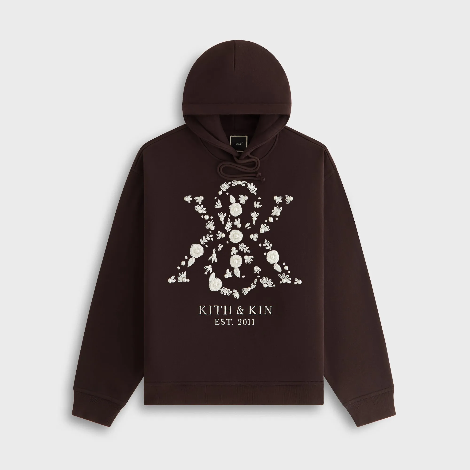Kith Women Maverick Pearl Crest Hoodie - Incognito sold by Kith