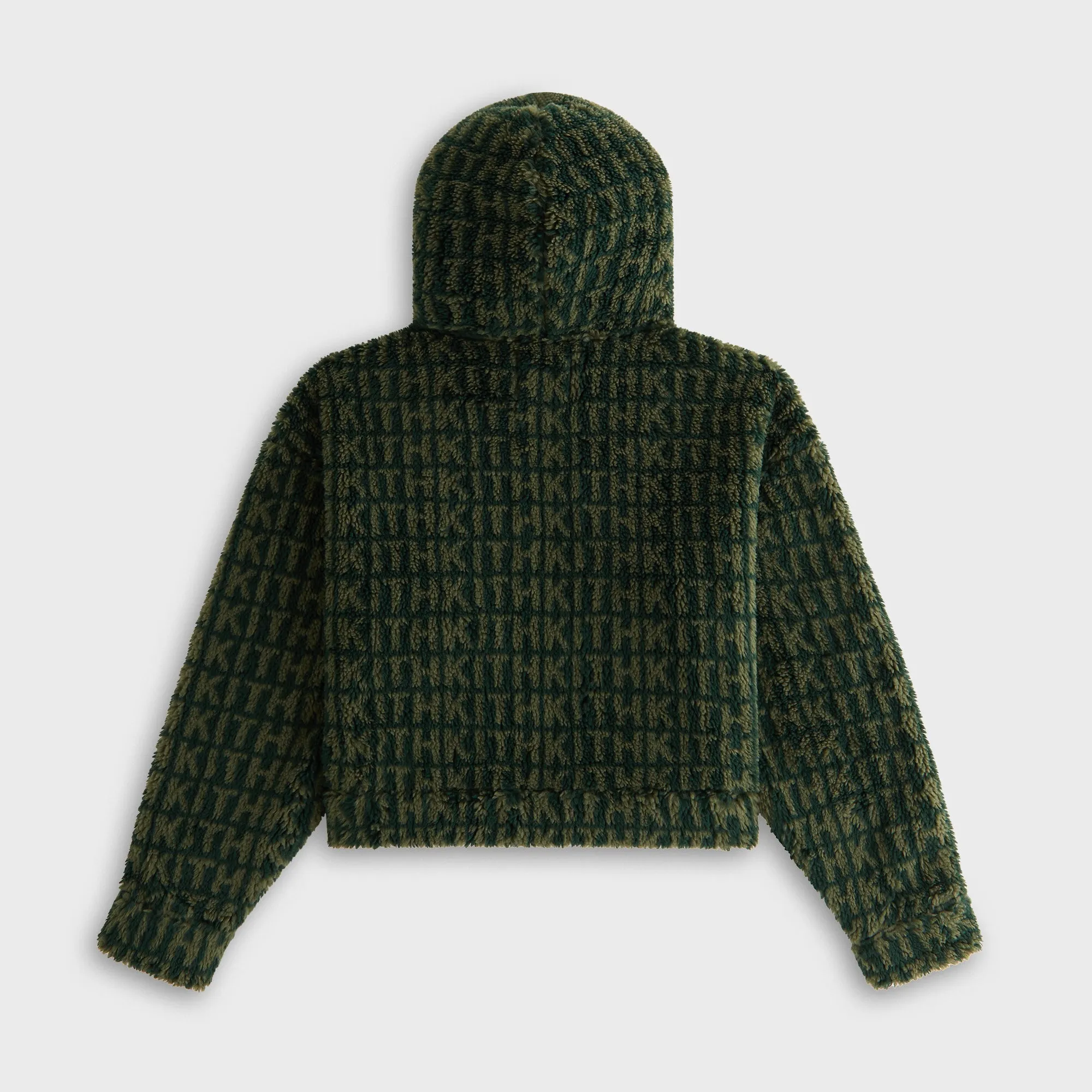 Kith Women Sylas Sherpa Monogram Zip Hoodie - Stadium sold by Kith product image thumbnail 3