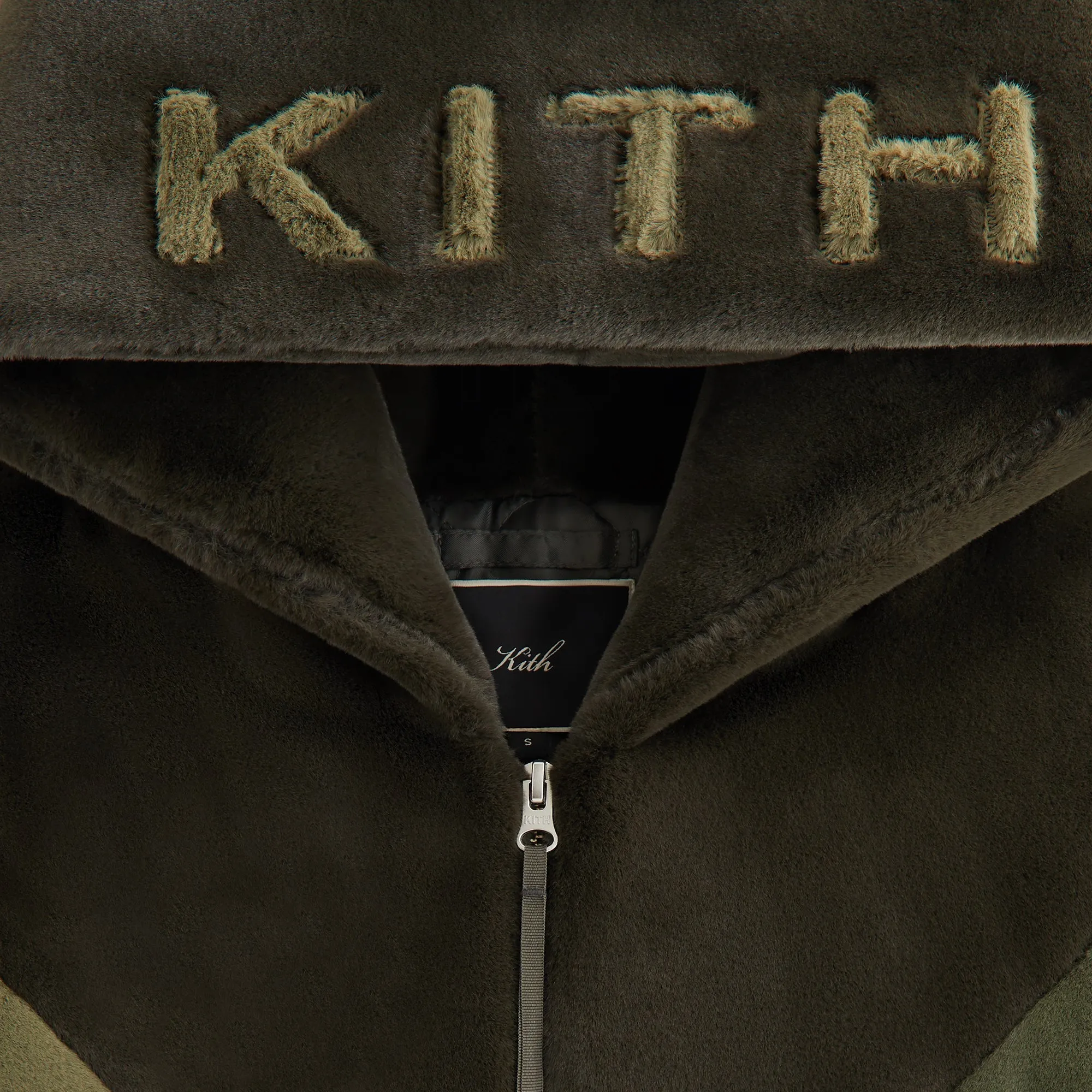 Kith Women Toshi III Faux Fur Pinwheel Bomber Jacket - Monarch sold by Kith product image thumbnail 4