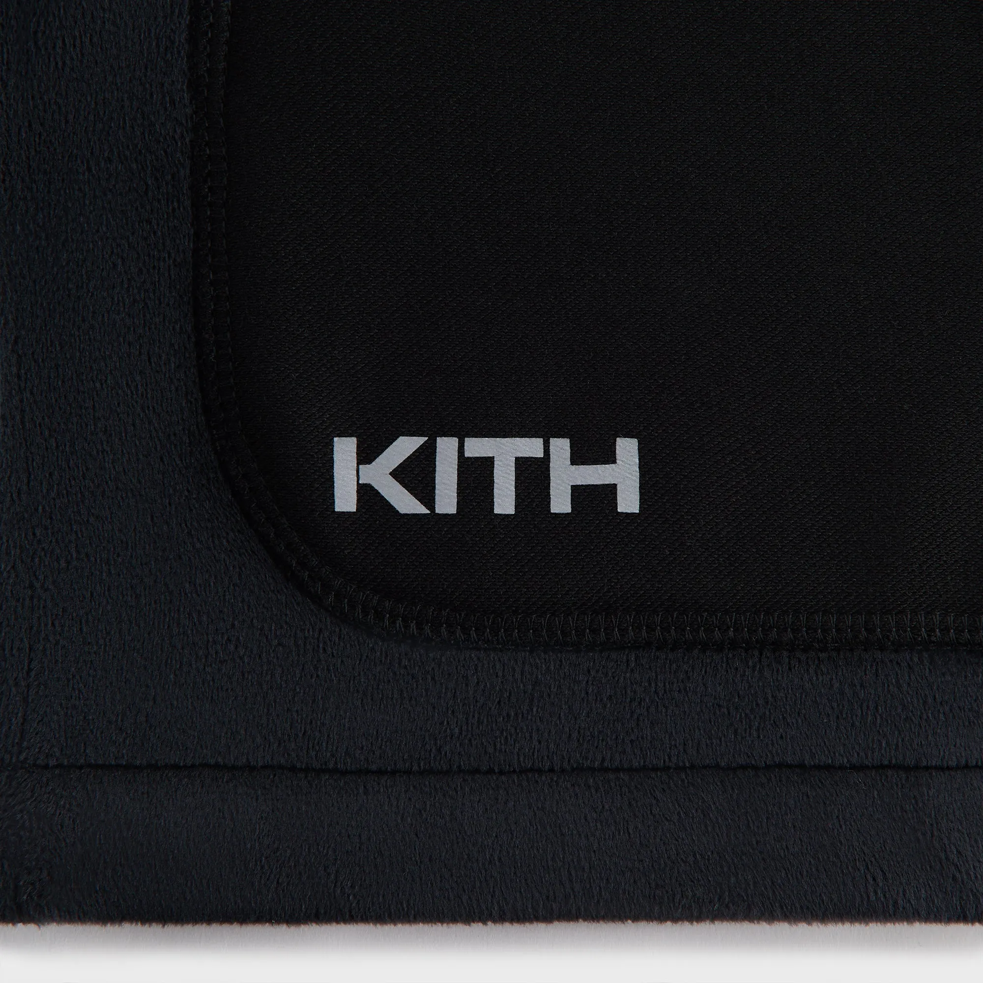 Kith Women Reiko Fleece Cropped Jacket - Black sold by Kith product image thumbnail 4