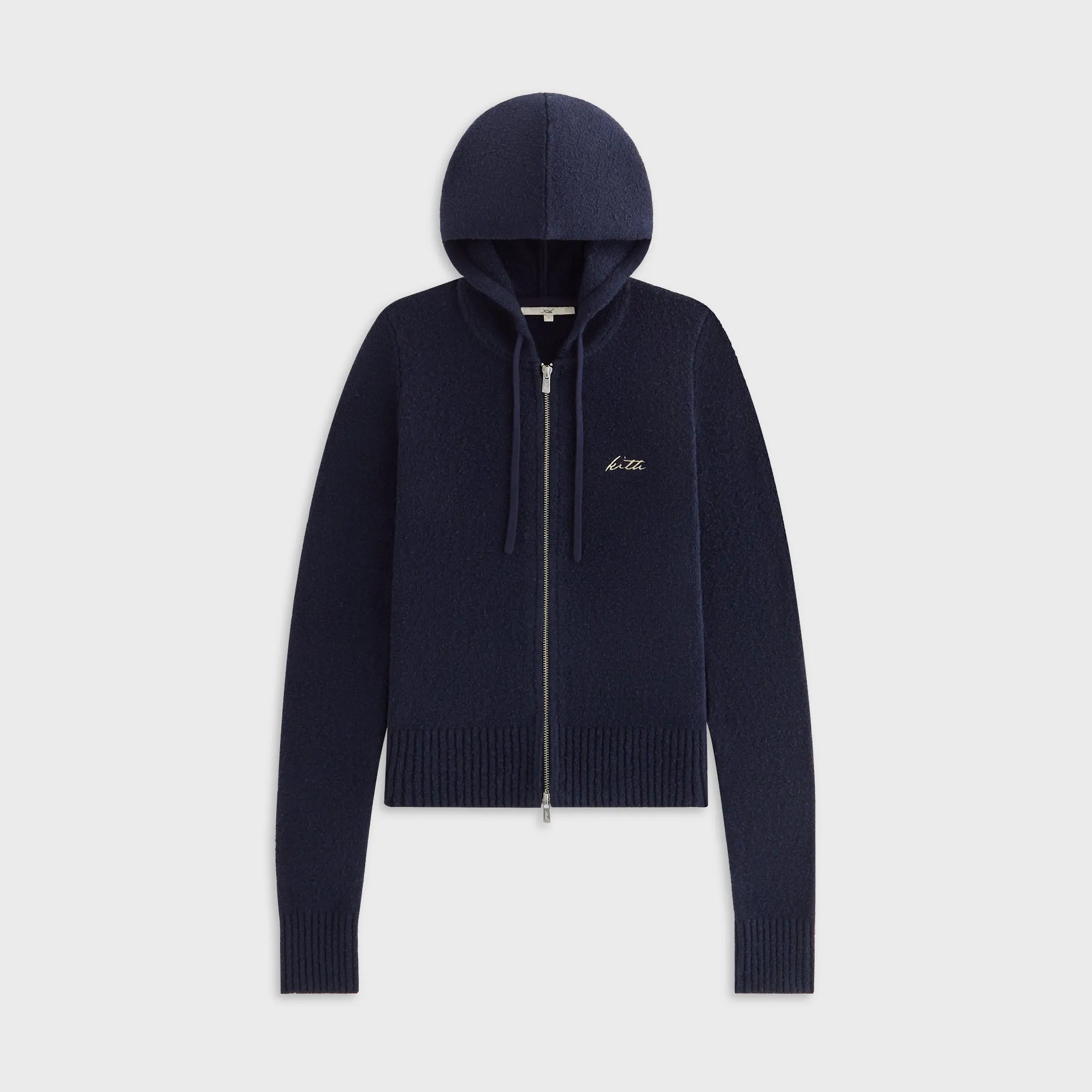 Kith Women Faryn Hooded Zip Sweater - Nocturnal sold by Kith