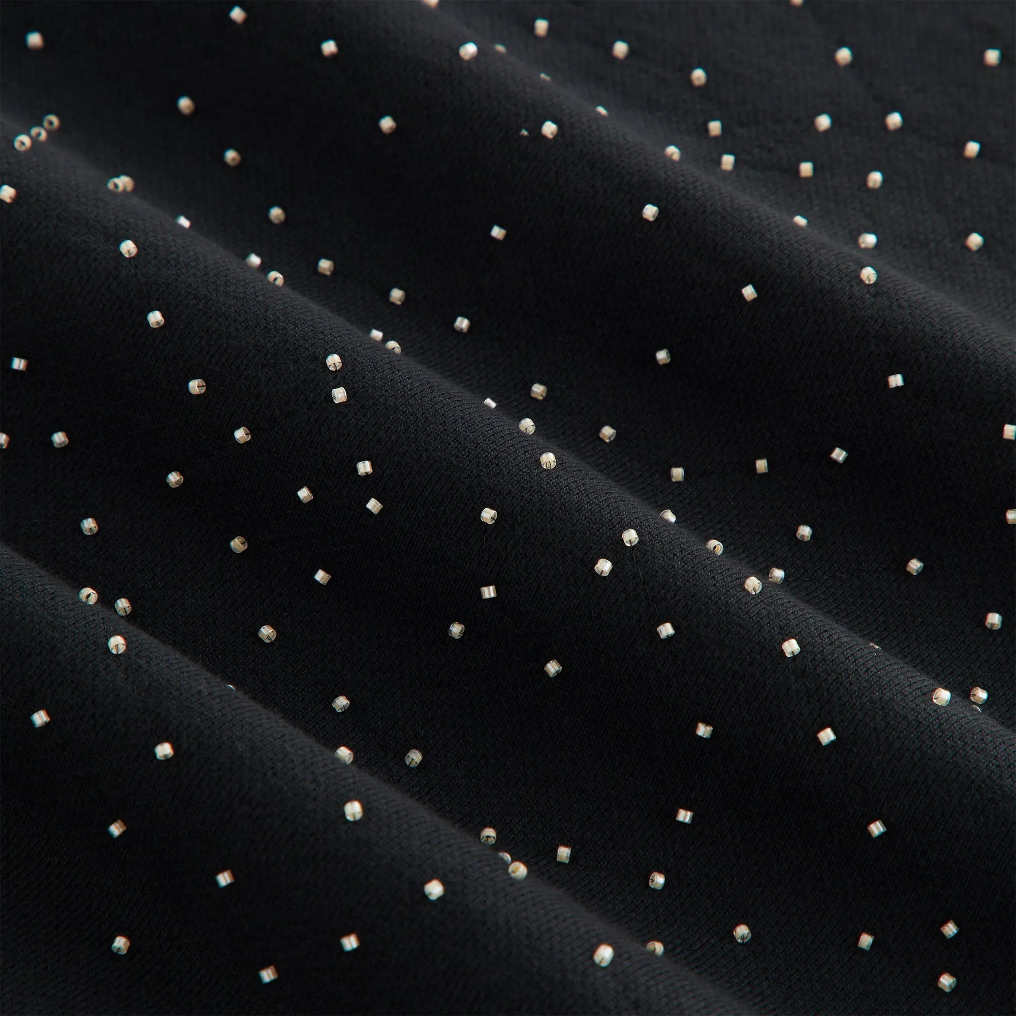 Kith Women Maverick Beaded Crest Hoodie - Black sold by Kith product image thumbnail 5