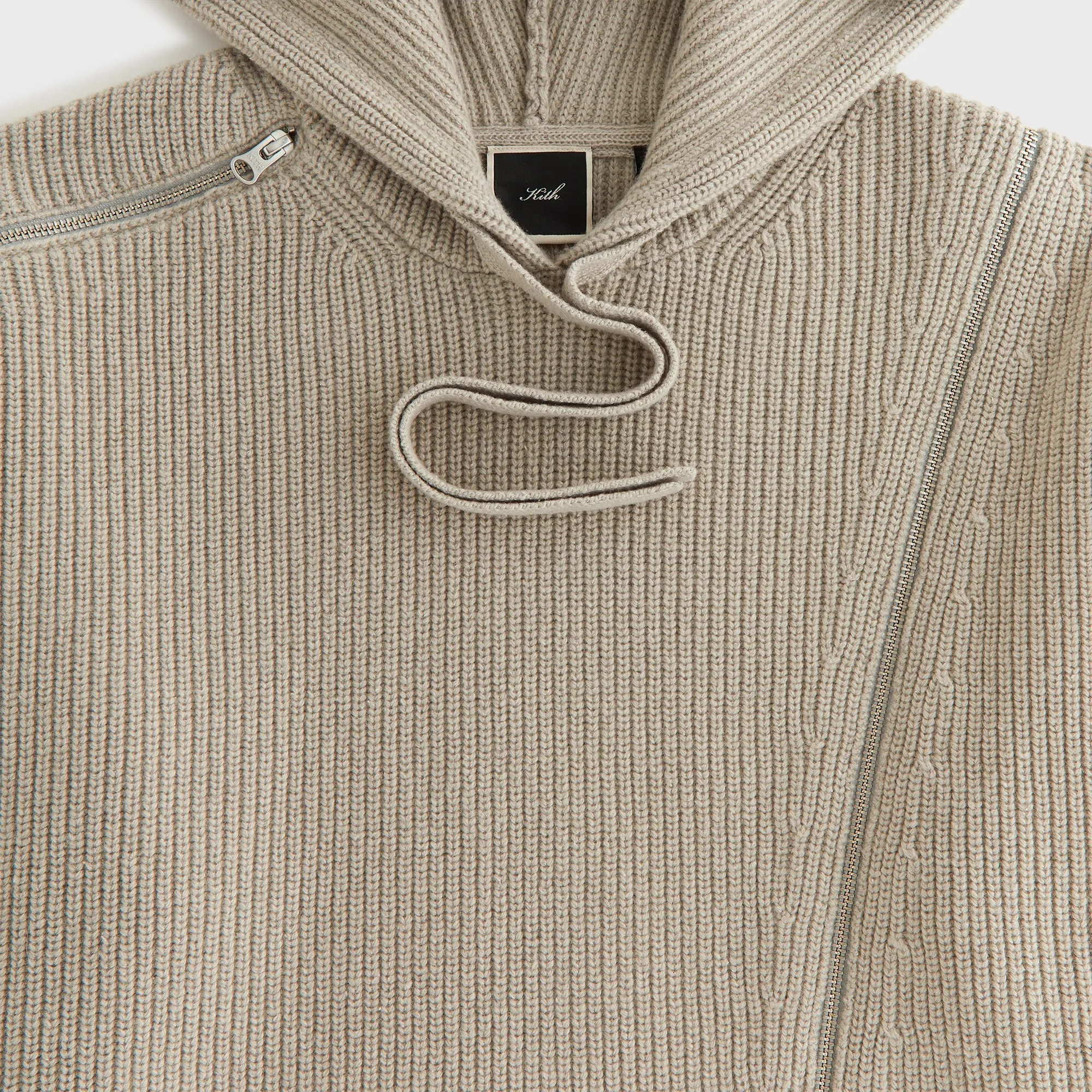 Kith Women Juni Zipper Sweater Hoodie - Pacify sold by Kith product image thumbnail 5