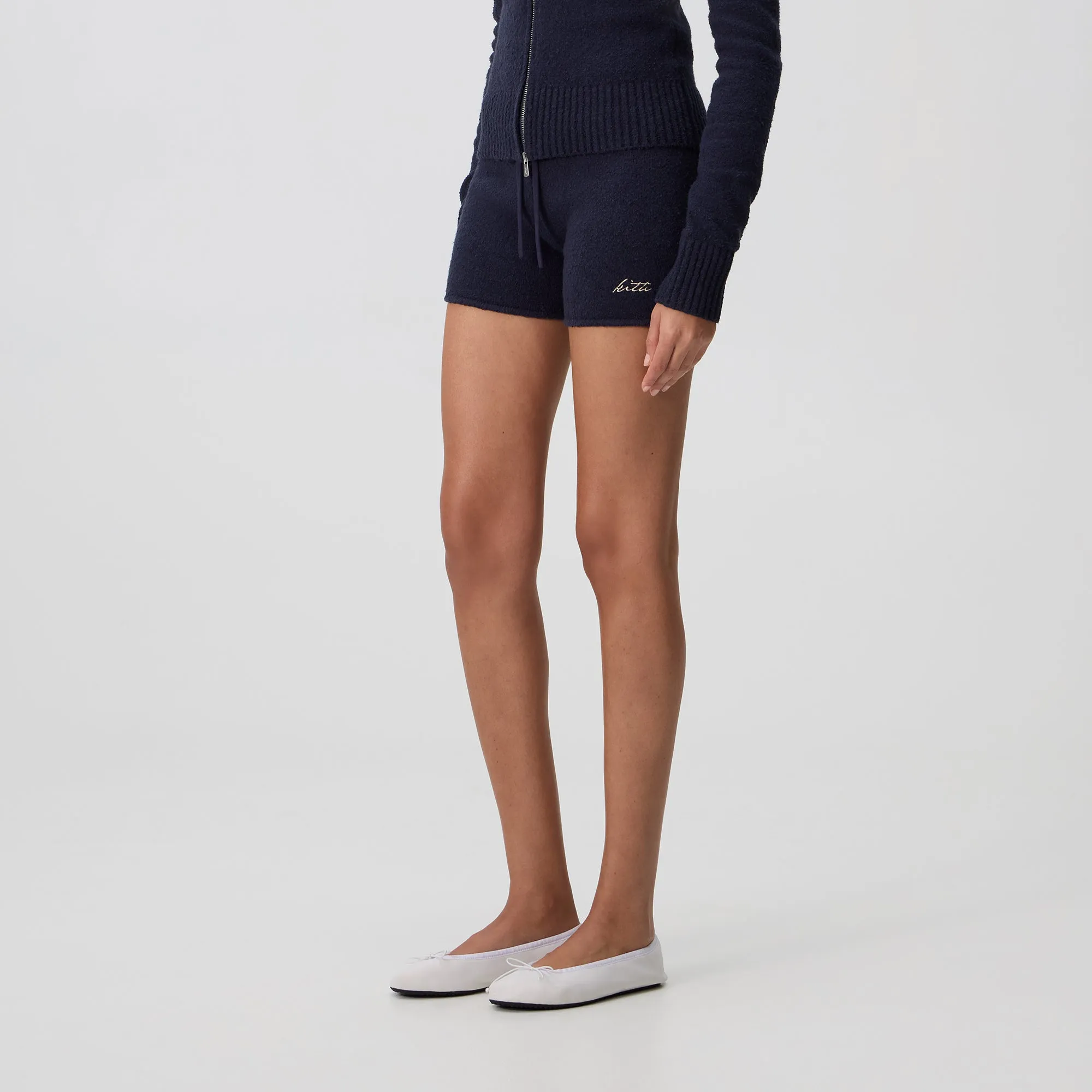 Kith Women Avyn Micro Sweater Short - Nocturnal sold by Kith product image thumbnail 2