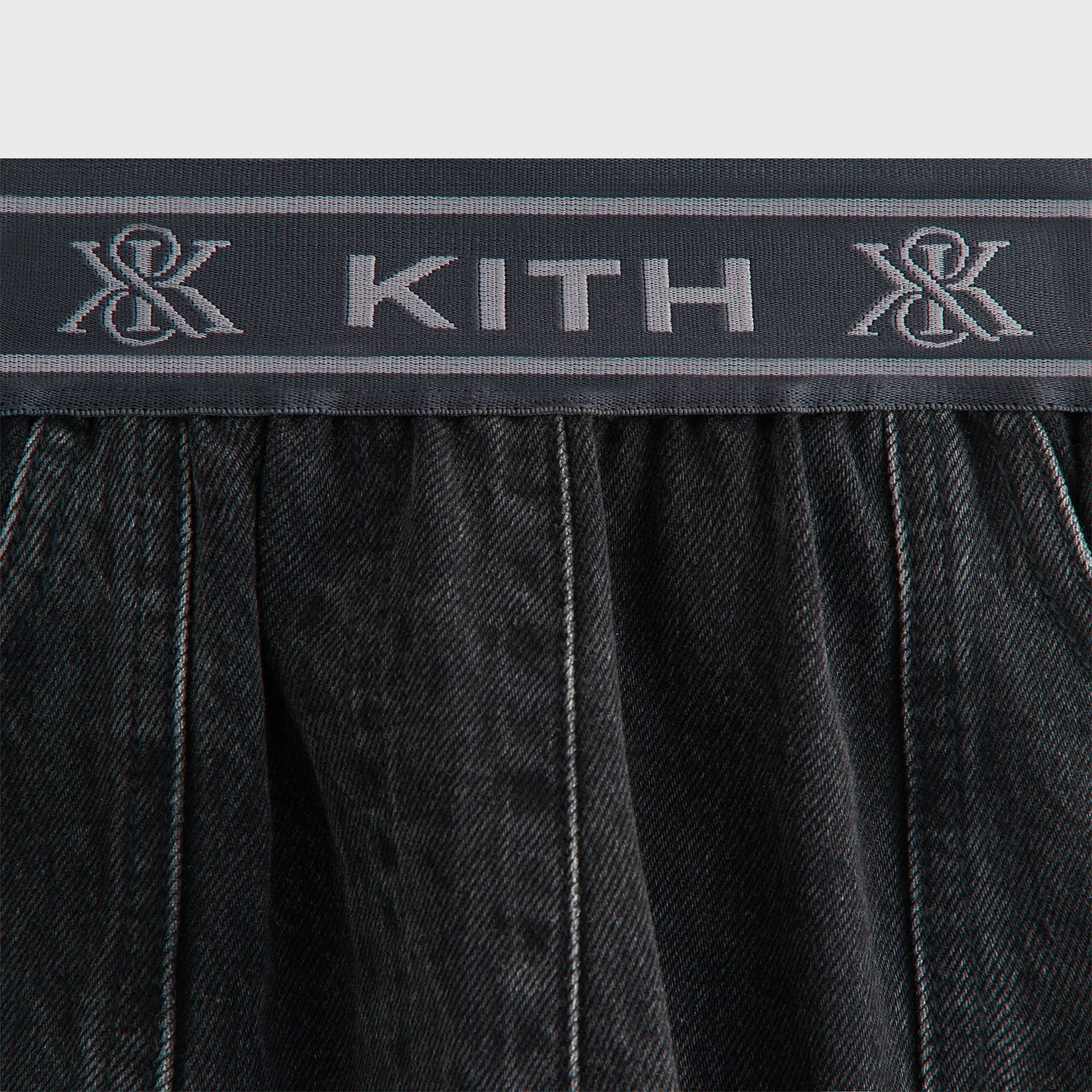 Kith Women Dana Logo Denim Pant - Xavier Wash sold by Kith product image thumbnail 4