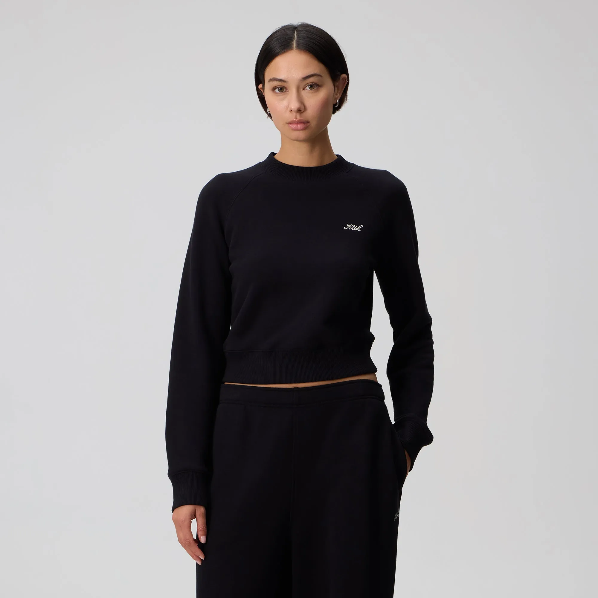 Kith Women Reese Crewneck - Black sold by Kith product image thumbnail 2