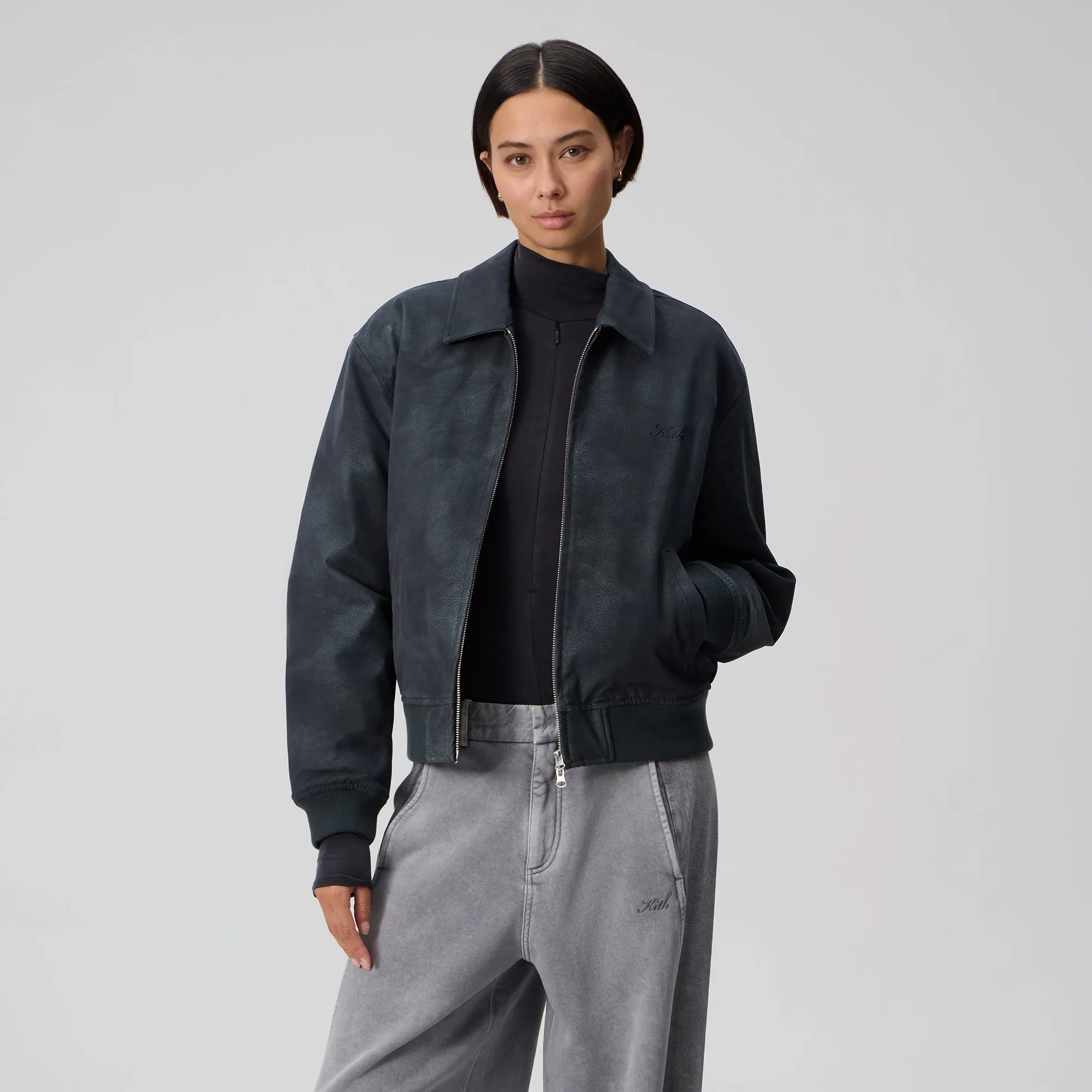 Kith Women Brisa Patina Bomber - Trench sold by Kith product image thumbnail 2