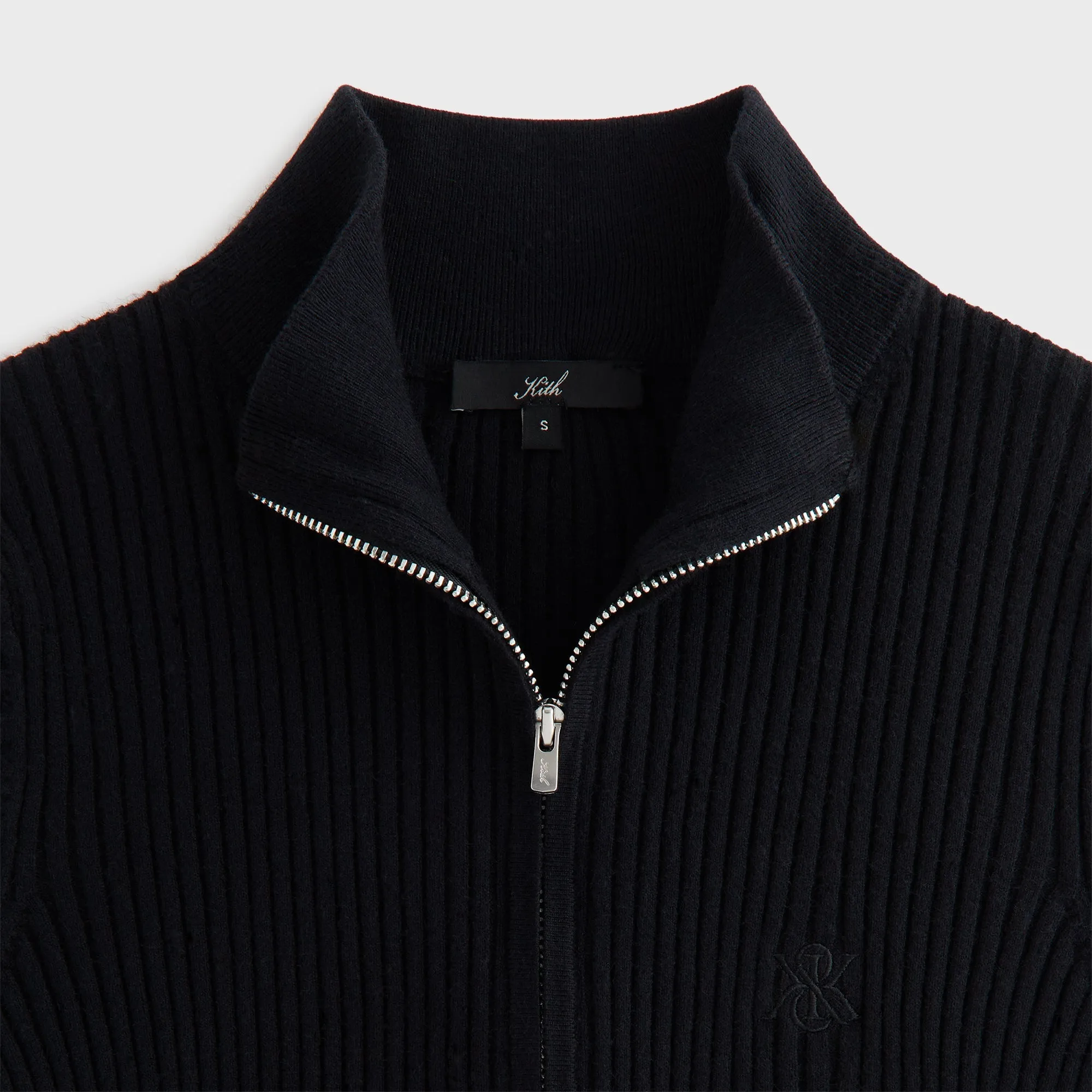 Kith Women Ina Sweater Track Zip - Black sold by Kith product image thumbnail 4