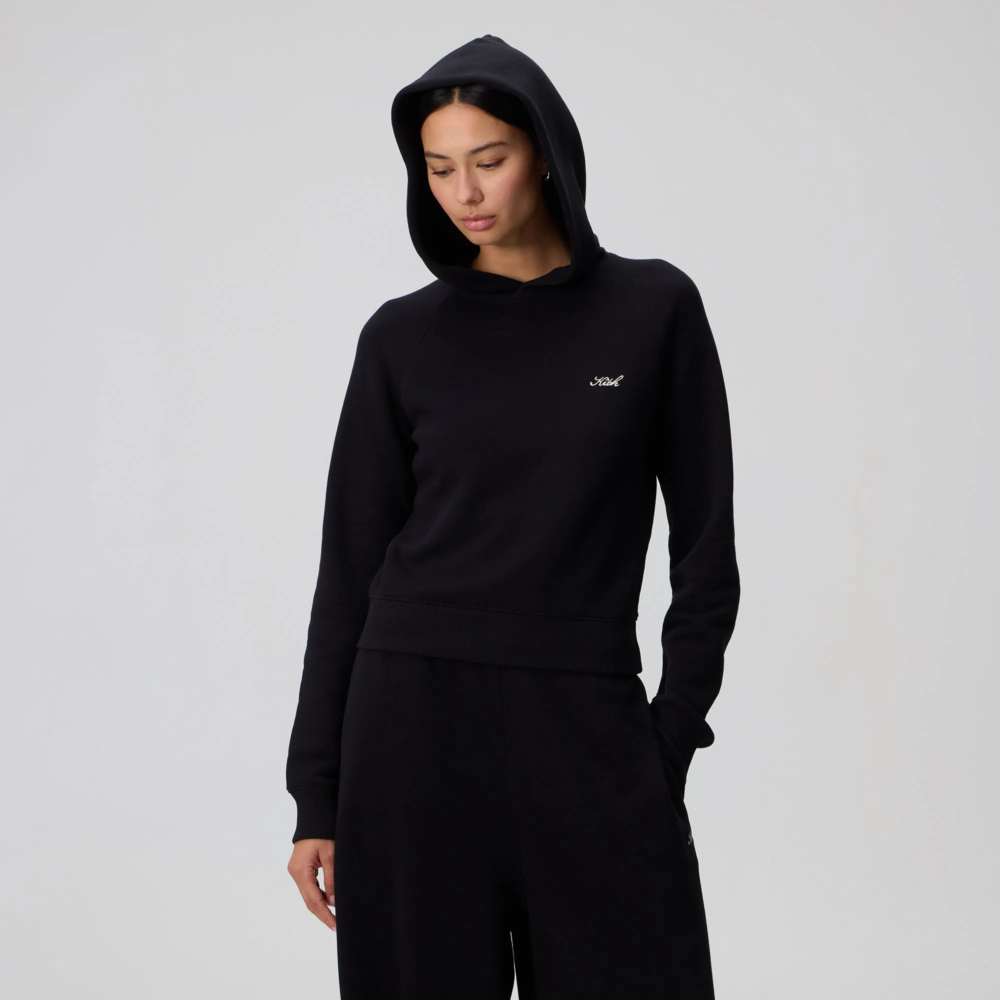 Kith Women Tatum Hoodie - Black sold by Kith product image thumbnail 3