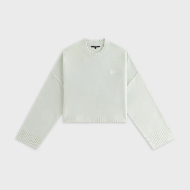 Kith Women Freja Cropped Sweater - Powder sold by Kith