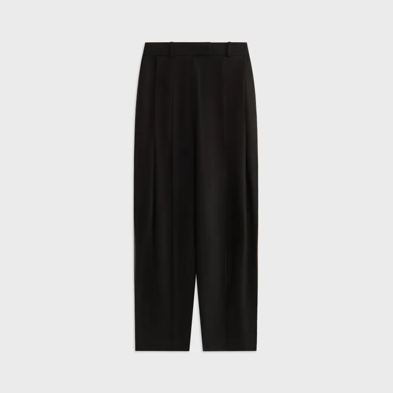 Kith Women Kinsley Pleated Trouser - Black sold by Kith