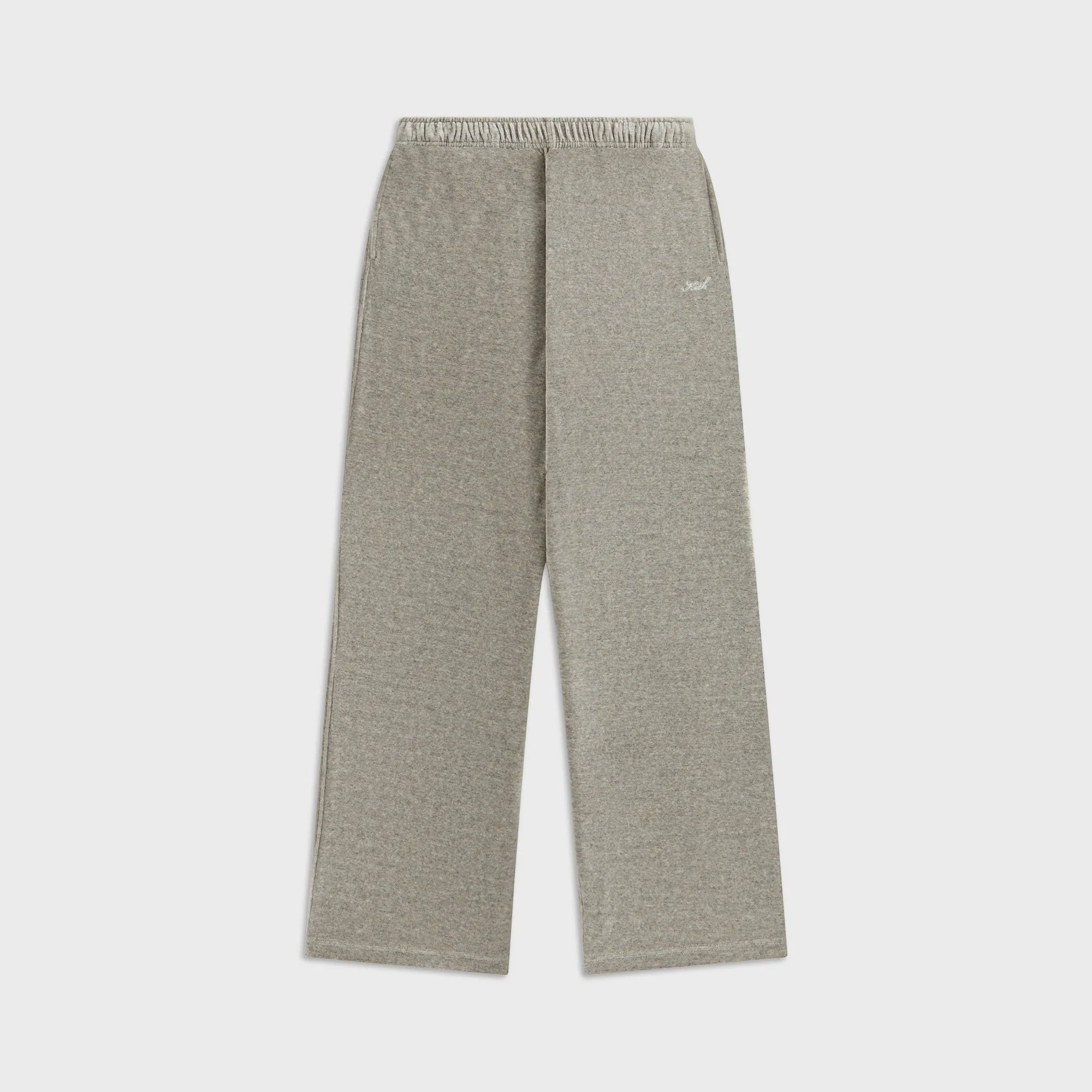Kith Women Ava II Velour Pant - Light Heather Grey sold by Kith