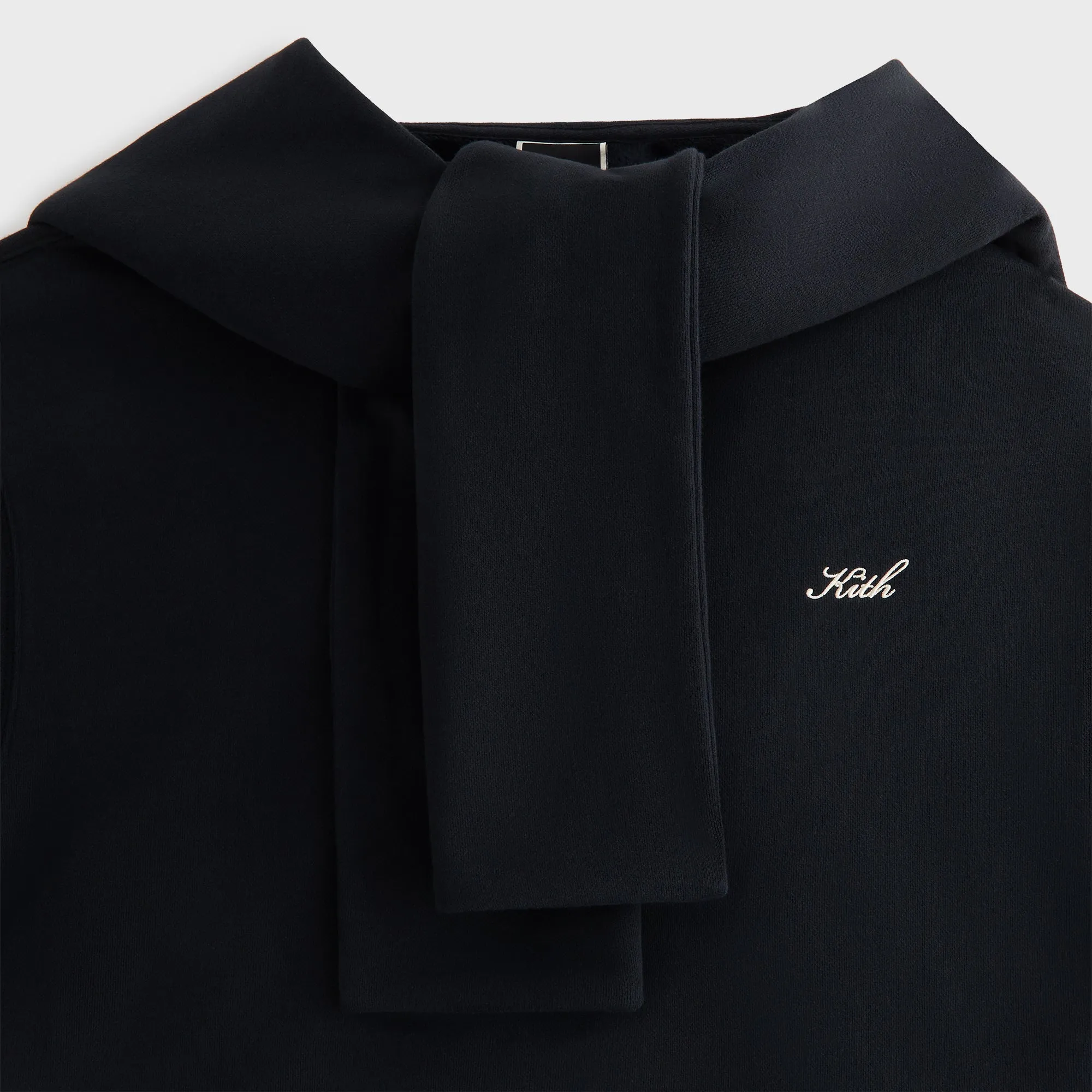 Kith Women Sedo Scarf Hoodie - Black sold by Kith product image thumbnail 5