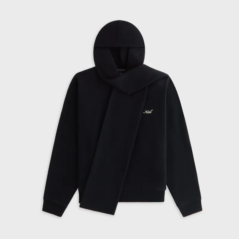 Kith Women Sedo Scarf Hoodie - Black sold by Kith