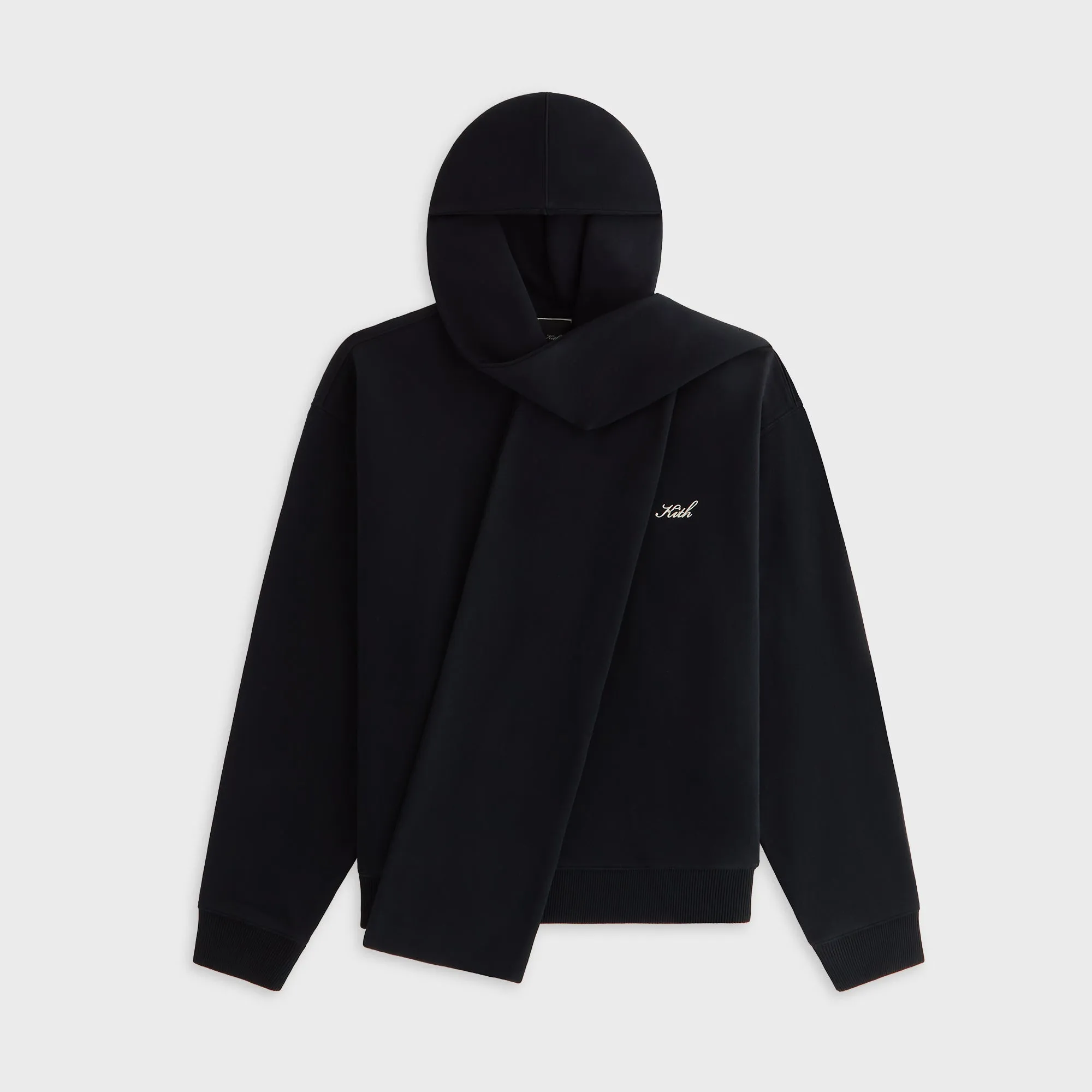 Kith Women Sedo Scarf Hoodie - Black sold by Kith