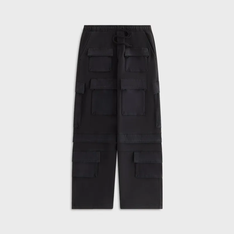 Kith Women Zayn Cargo Sweatpant - Black sold by Kith