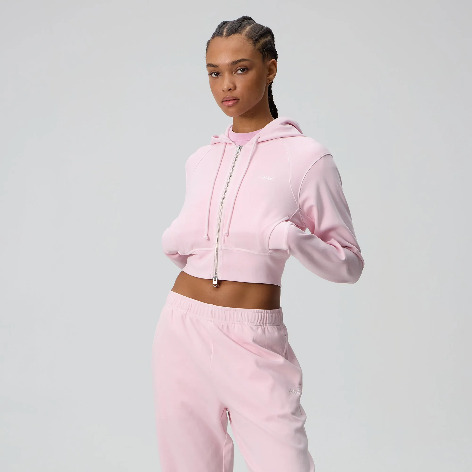 Kith Women Davin Cropped Hoodie - Rosalite sold by Kith product image thumbnail 2