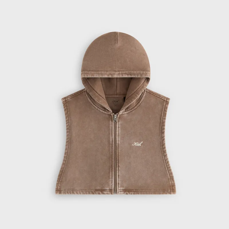 Kith Women Tanner Washed Hooded Dickey - Timber sold by Kith
