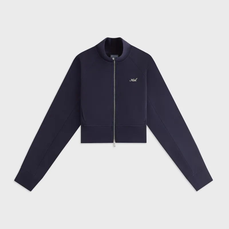 Kith Women Davin Cropped Track Zip - Ink sold by Kith
