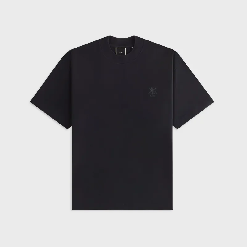 Kith Women Mockneck Vintage Sueded Tee - Black sold by Kith