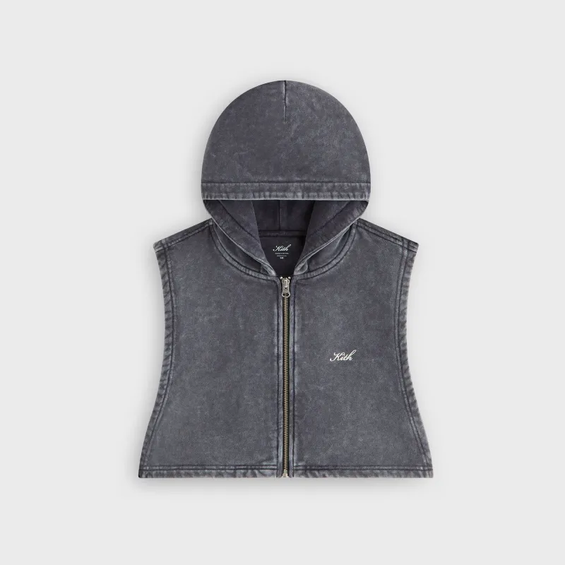 Kith Women Tanner Washed Hooded Dickey - Black sold by Kith