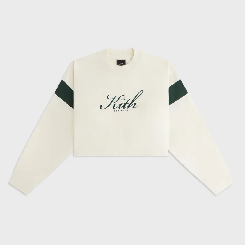Kith Women Jasper Script Long Sleeve - Sandrift sold by Kith