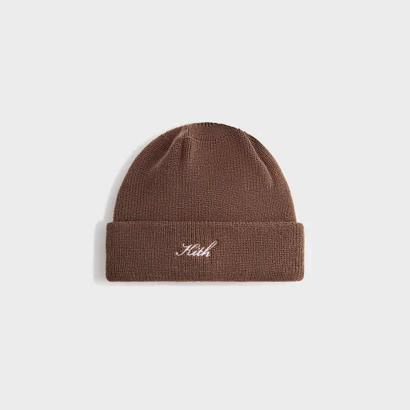 Kith Women Classic Beanie - Timber sold by Kith