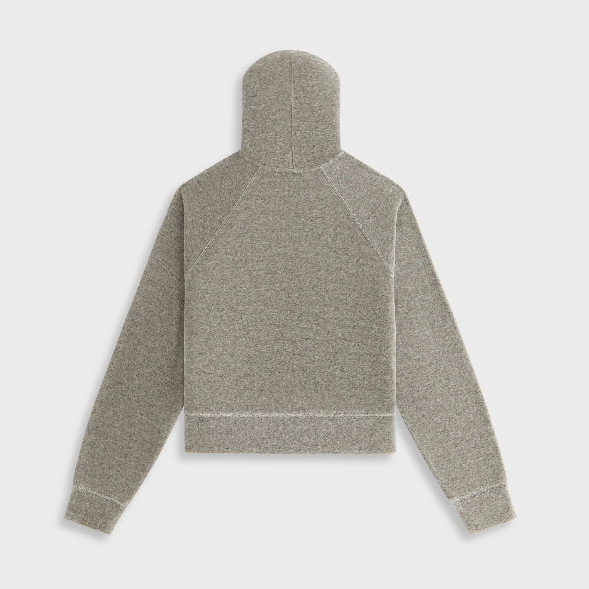 Kith Women Tatum Velour Hoodie - Light Heather Grey sold by Kith product image thumbnail 3